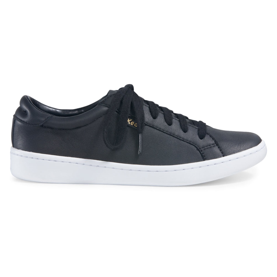 keds_womens_ace_leather_black.jpg Keds Women's Ace Leather Black - Image 1