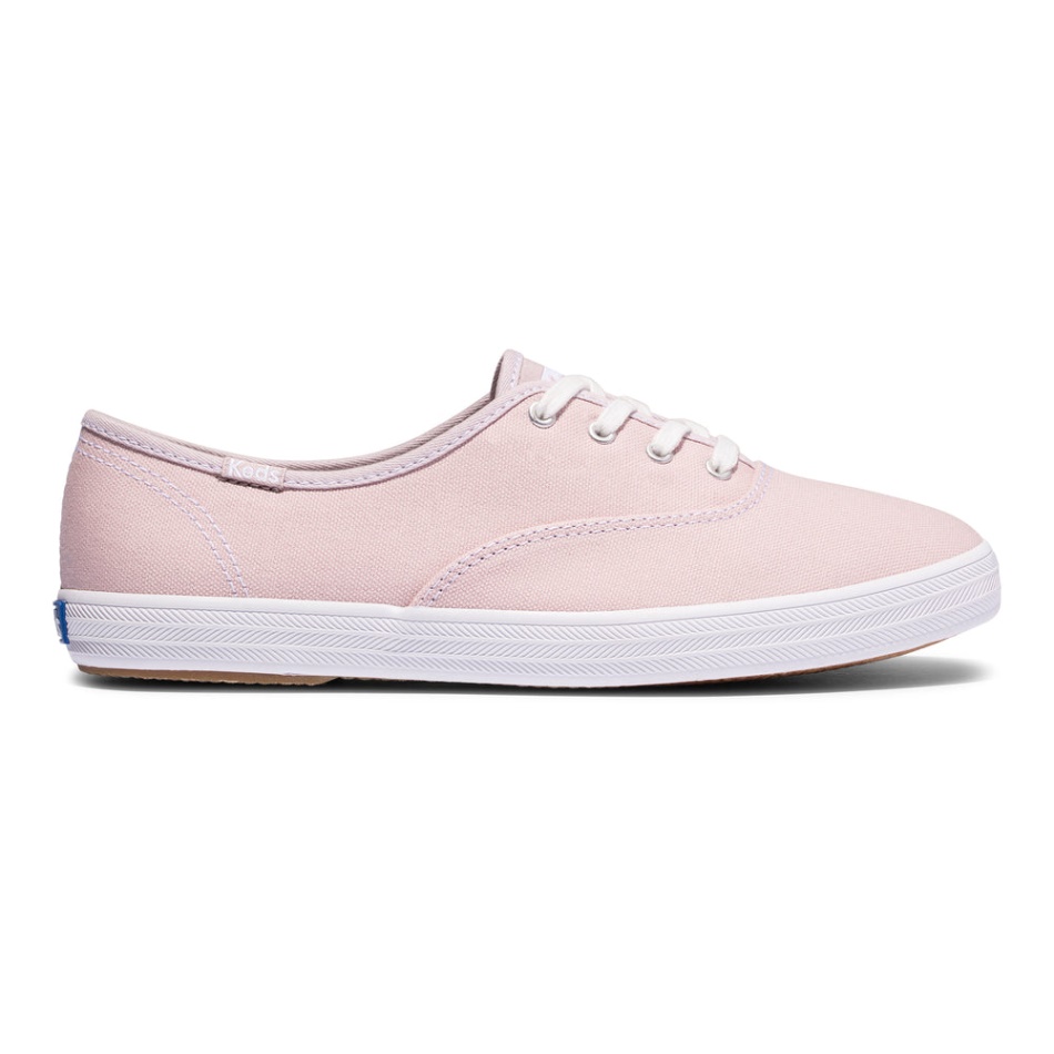 keds_womens_champion_feat_organic_cotton_mauve.jpg Keds Women's Champion Feat. Organic Cotton Mauve - Image 1