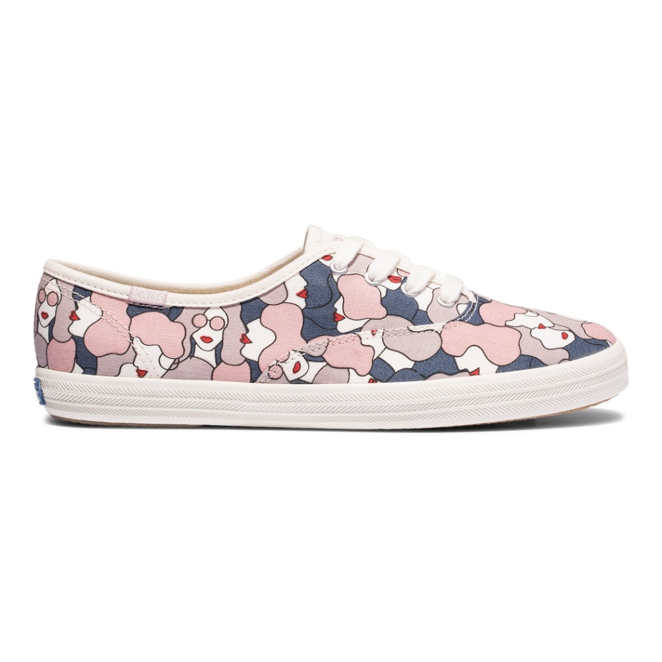 keds_womens_champion_ladies_feat_organic_cotton_cloud_gray.jpg Keds Women's Champion Ladies Feat. Organic Cotton Cloud Gray - Image 1