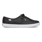 Keds Women's Champion Luxe Leather II Black - Image 2