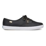 Keds Women's Champion Luxe Leather II Black