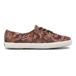 Keds Women's Champion Organic Cotton Ripple Floral Burgundy - Image 11
