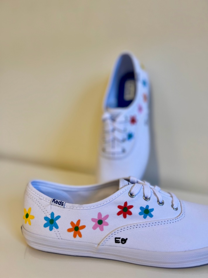 Keds Women's Champion Original Canvas White by Elizabeth Olwen White - Image 4