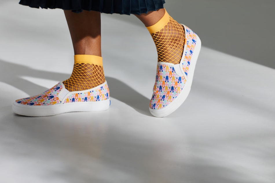 Keds Women's Double Decker Rainbow Woman By Elizabeth Olwen White Multi - Image 6