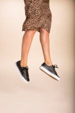 Keds Women's Jump Kick Duo Leather Black - Image 6