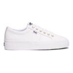 Keds Women's Jump Kick Duo Leather White - Image 11