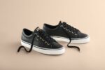 Keds Women's Jump Kick Leather Black-Gold - Image 6