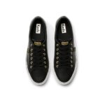 Keds Women's Jump Kick Leather Black-Gold - Image 9