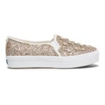 Keds Women's Keds x Kate Spade New York Triple Decker Glitter Flowers Metallic