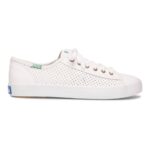 Keds Women's Kickstart Perf Leather White - Image 2