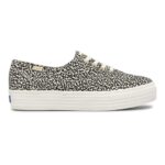 Keds Women's Triple CVO Organic Cotton Notebook Cream-Black - Image 2
