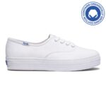 Keds Women's Triple Feat. Organic Cotton White - Image 2