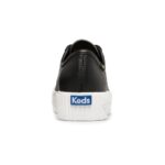 Keds Women's Triple Kick AMP Leather Black - Image 3