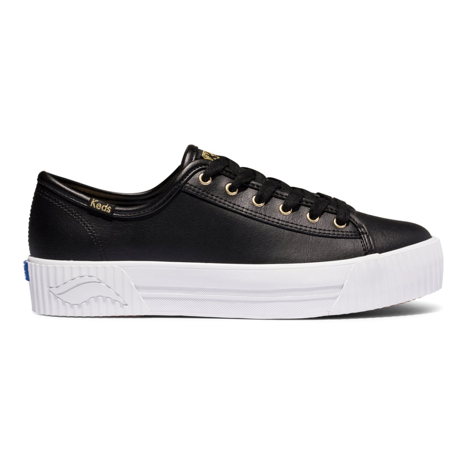 keds_womens_triple_kick_amp_leather_black.jpg Keds Women's Triple Kick AMP Leather Black - Image 1