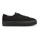 Keds Women's Triple Kick Feat. Organic Cotton Black Black