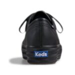 Keds Women's Triple Kick Leather Black - Image 4