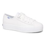Keds Women's Triple Kick Leather White - Image 13