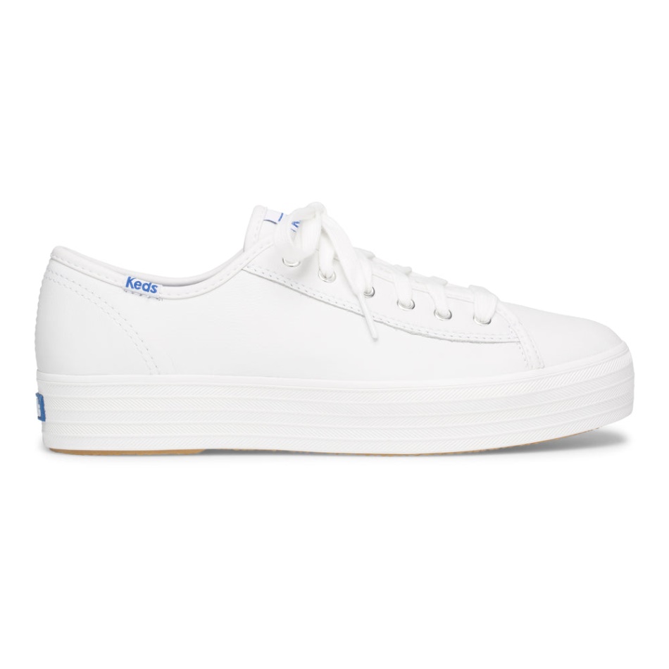 keds_womens_triple_kick_leather_white.jpg Keds Women's Triple Kick Leather White - Image 1