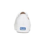 Keds Women's Triple Kick Luxe Leather White - Image 11