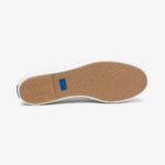 Keds Women's Triple Kick Luxe Leather White - Image 7