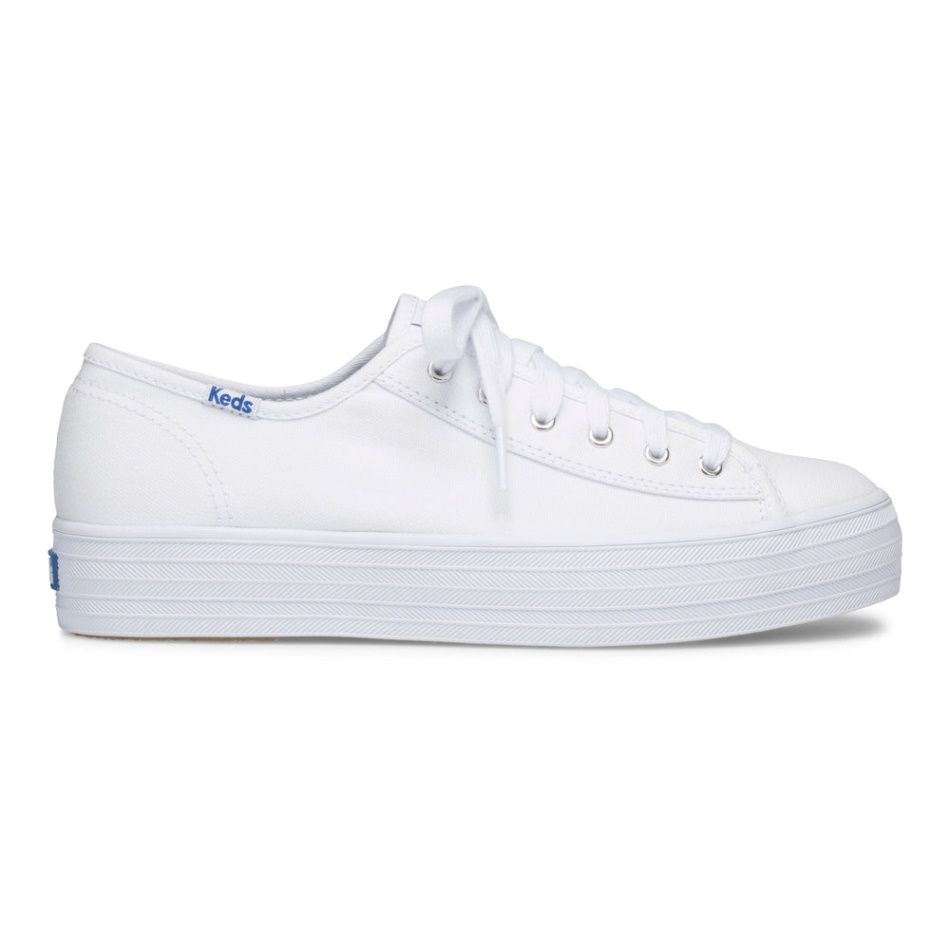 keds_womens_triple_kick_white.jpg Keds Women's Triple Kick White - Image 1