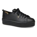 Keds Women's Triple Up Leather Black - Image 3