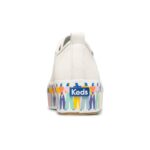 Keds Women's Triple Up Leather Rainbow People by Elizabeth Olwen White Multi - Image 5