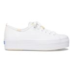 Keds Women's Triple Up Leather White - Image 11