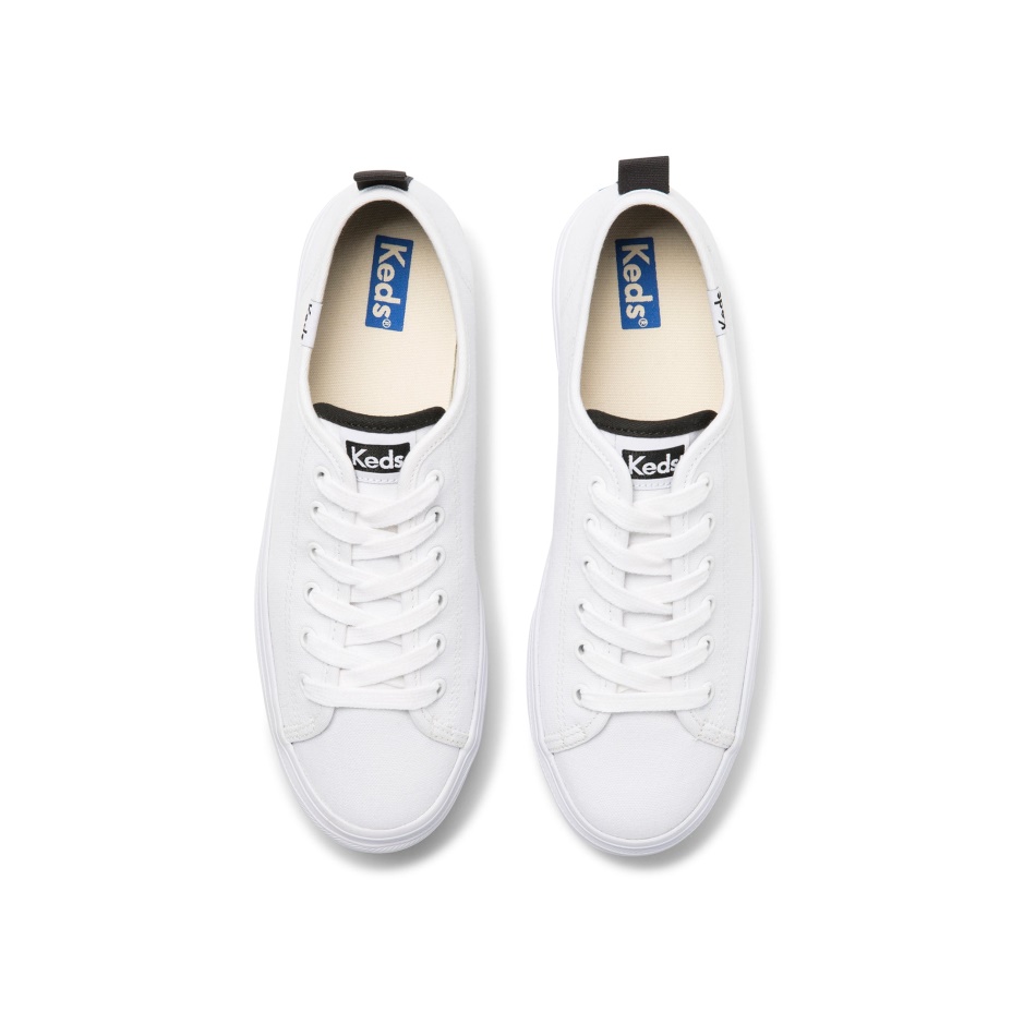 Keds Women's Triple Up Organic Core Canvas White - Image 13